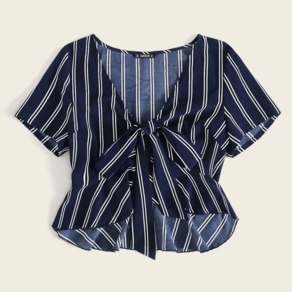 SHEIN Plus Pleplum Blouse